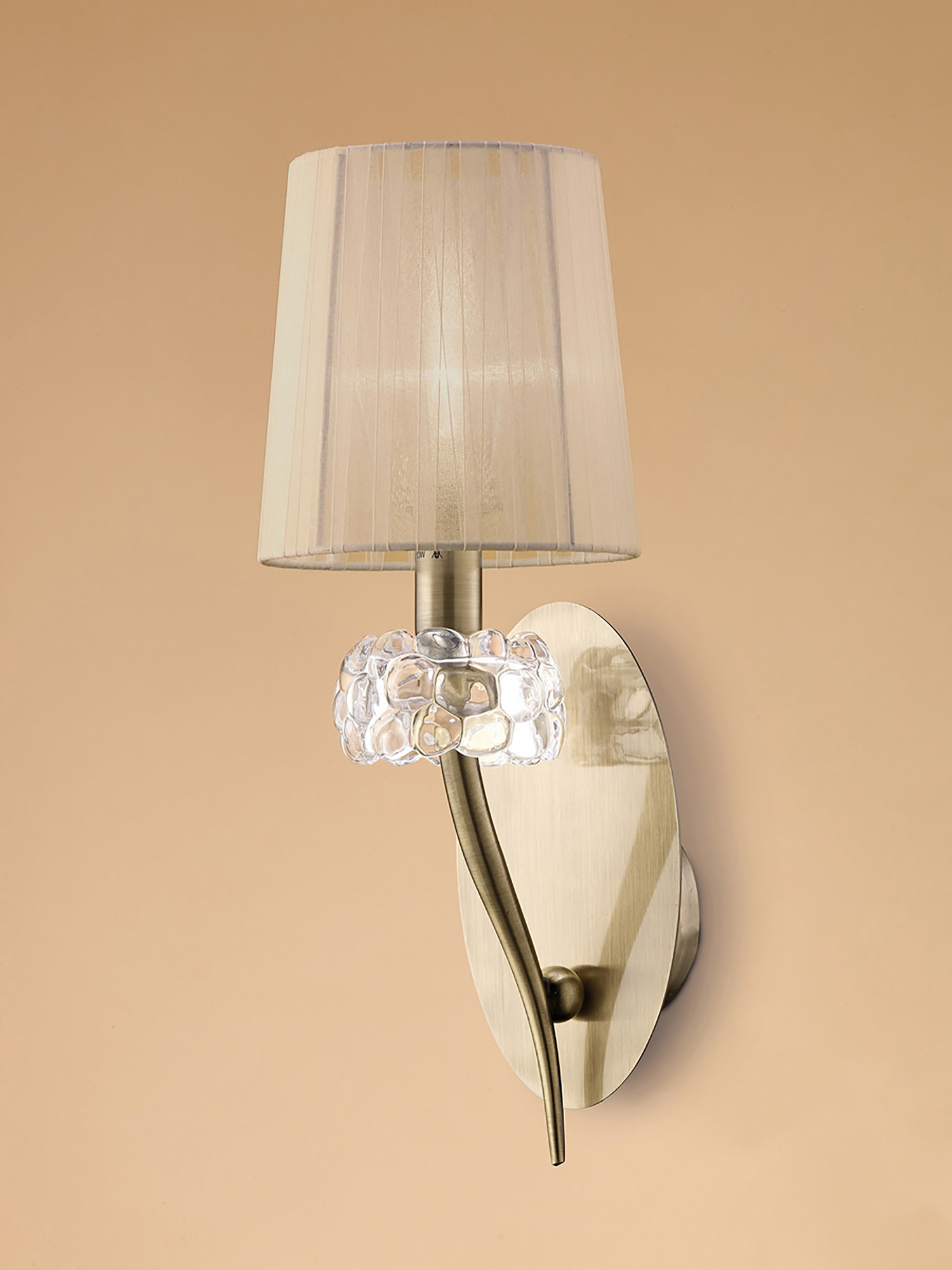 Loewe Antique Brass-Soft Bronze Wall Lights Mantra Armed Wall Lights Loewe Antique Brass-Soft Bronze Wall Lights Mantra Armed Wall Lights